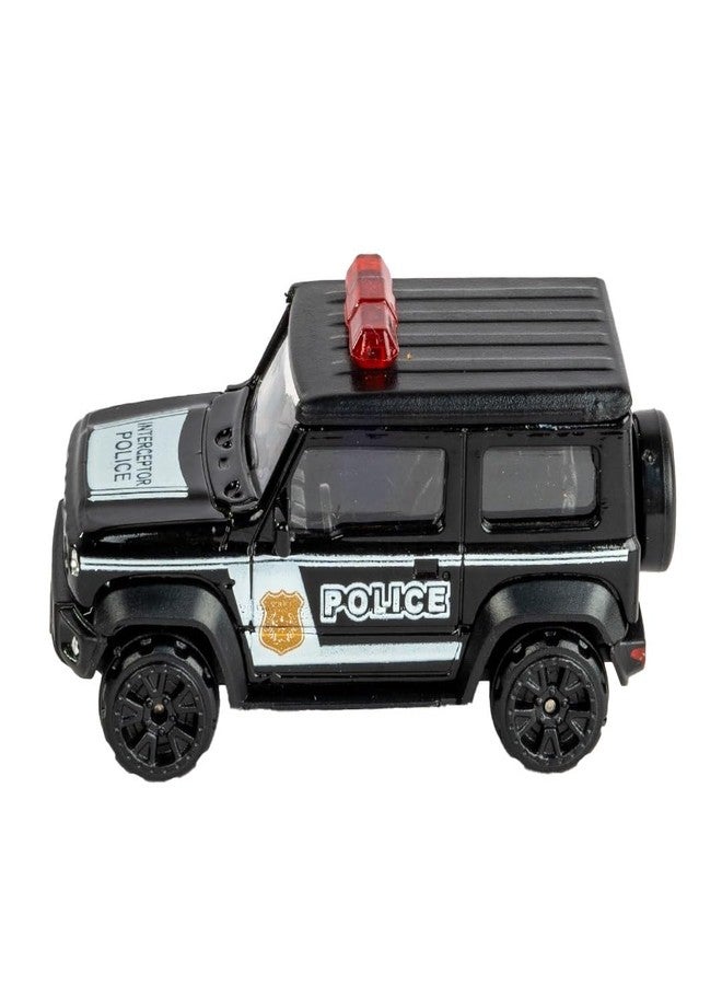 KIDSTHRILL Mini Thar Police Jeep Diecast Model Toy Vehicle Car for Kids for 2 Years+,Multicolor - Image 5